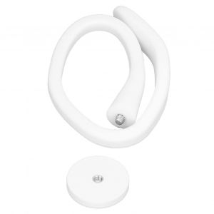 Support magnetique pour porte de lave-linge, support de porte universel et flexible pour lave-linge a chargement frontal (blanc) - Neuf