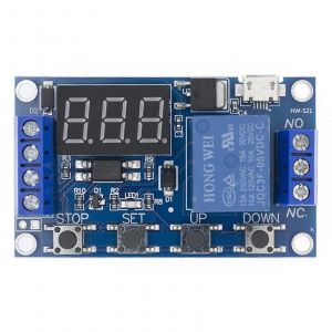 De 6 &Agrave; 30 V Module De Relais Avec D&eacute;clencheur, Le Temps-Circuit &Agrave; Retard R&eacute;glable, Minuterie, Contr&ocirc;le Du Cycle, Le Mod&egrave;le 828, 1 Pi&egrave;ce - Neuf