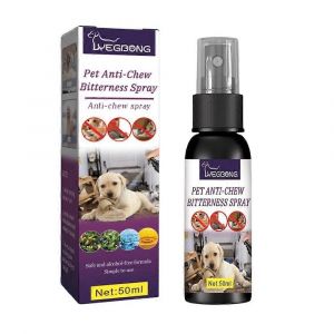 Spray anti-morsure a la pomme amere pour chiens, spray anti-morsure pour animaux de compagnie, elimine les griffures, les morsures de canape, les pieds de table et de chaise - Neuf
