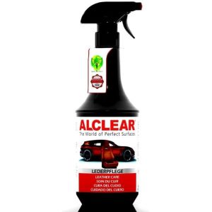 KALANKA-721LP Entretien du Cuir Auto, Soin de l'Intérieur pour Cuir Lisse, également parfait pour Canapé en Cuir, Nettoyant 1.000 ml avec Pulvérisateur, Application avec Chiffon Microfibre - Neuf