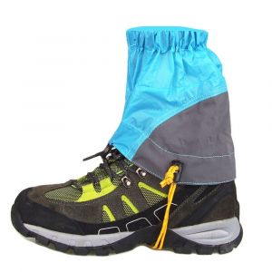 1 Paire De Guêtres De Marche Bleues, Guêtres De Neige Imperméables Pour Chaussures, Guêtres Légères Pour La Course À Pied - Neuf