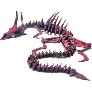 CAUC-Figurine Dragon Squelette d&eacute;co fant&ocirc;me Ombres Fantaisie Halloween Accessoire f&ecirc;te d&eacute;coration Table Cadeau Anniversaire Joueurs - Neuf