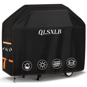 Ulteronixshop-Housse Barbecue Exterieur, Oxford 600D Robuste Bache de Protection BBQ 127x61x117cm, Housse Plancha Gaz avec Bouche D'a&eacute;ration Anti-Vent/Anti-UV/Anti-l'eau/Anti-l'Humidit&eacute;/Antipoussi&egrave;re - Neuf
