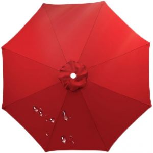 Auvent De Remplacement Pour Parasol 3.5m/3.0m/2.8m/2.7m/2.5m/2.3m/2m 6/8 Baleines,Toile De Parasol Déporté Remplacement Pour Cour,Jardin,Plage,Protection Uv.[F240] - Neuf