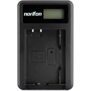 EN-EL20 LCD USB Chargeur pour Nikon 1 AW1,1 J1,1 J2,1 J3,1 J4,1 S1,1 S2,1 V3,Coolpix A Caméra et Plus - Neuf