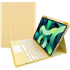 Étui Avec Clavier Coloré Pour Ipad Air 11" M2/Ipad Air 5e 4e Génération U2013 Clavier Amovible Avec Pavé Tactile U2013 Housse De Clavier Couleur Pour Ipad Pro 11" 4e/1e/2e/3e Génération (J[Z2265] - Neuf