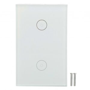 Double Boutons Wifi Smart Touch Switch Interrupteur De Commande Sans Fil Pour L'applique Murale De La Maison 100 ?240v - Neuf