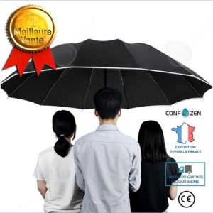 Parapluie Pliant - Confo® - Grand Modèle - Acier - Tissu D'impact - Ouverture Manuelle - Neuf