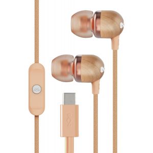 LORANKA-House of Smile Jamaica &Eacute;couteurs filaires USB-C avec transducteur de 9,2 mm - &Eacute;couteurs Intra-Auriculaires durables, C&acirc;ble Anti-enchev&ecirc;trement, Microphone int&eacute;gr&eacute;, Cuivre - Neuf