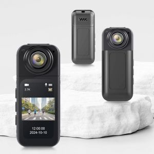 Camera Sport HD Portable 2.7K Avec Affichage IPS Et Connexion WIFI Noir YONIS - Neuf