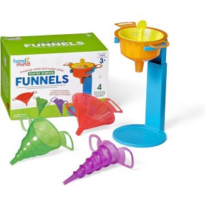 KAAQL-Learning Resources Entonnoirs Starter Science,Matériel De Laboratoire Scientifique,Jouets De Table De Jeux D¿Eau,Jouets De Jeu Sensoriel,Kits Scientifiques Éducatifs,Kit De Chimie Pour Enfants - Neuf