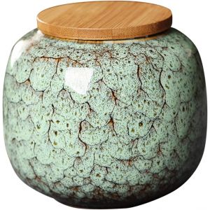 CMWS-Boîtes de rangement hermétiques en céramique pour thé, graines, café et plus encore (vert) - Neuf