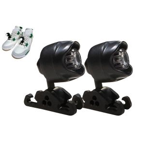 Lampes Frontales Led Rechargeables Pour Chaussures, Avec Angle R&eacute;glable Et 3 Modes D'&eacute;clairage - Lot De 2 - Neuf