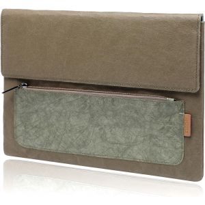 LORANKA-13 Pouces Housse pour Ordinateur Portable pour MacBook Air 13 M4 2025, MacBook Pro 13, 13"" iPad Pro/Air M4/M3/M2, HP Envy x360 13, 11,6 Pouces Lenovo/Acer Chromebook, &Eacute;tui en Kraft Lavable - Neuf