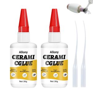 CHECARZHN--NO1-Colle Ceramique, Colle Super Glue Extra Forte, Colle Porcelaine Ceramique Alimentaire, Colle Super Adhésive Pour Le Verre, Bois, Céramique, Métal, Plastique, Caoutchouc Et L'Artisanat - Neuf