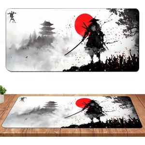 NSIECD-Tapis De Souris De Jeu Japonais Xxl 800 X 300 Mm Grand Tapis De Bureau Bords Cousus Imperméable Antidérapant Pour Pc, Macbook, Ordinateur Portable Améliore La Précision Et La Vitesse. - Neuf