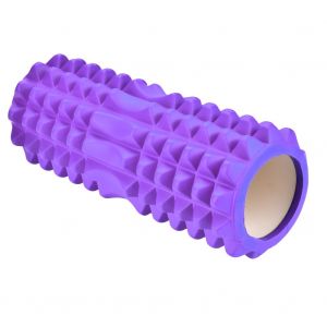 Rouleau De Massage Pour Soulager Les Muscles, Ideal Pour L'entrainement A L'equilibre, Le Fitness, Le Yoga (Violet) - Neuf