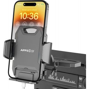 CMJAAGUR-Support Telephone Voiture Cd, 360 Degr&eacute;s Rotation Support Telephone Lecteur Cd, Support Telephone Voiture Cd Fente Compatible Iphone 13 Pro 12 11 X Xs Samsung S22 Huawei P40 Pro Gps[M92] - Neuf