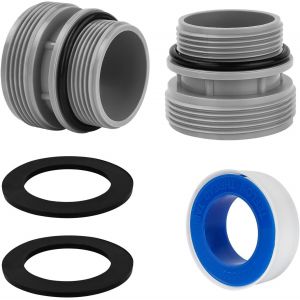 Adaptateur de piscine 4560-Pour tuyau de piscine 38 mm-Avec joint pour 40 mm vers DN40-1 1/2""-Pour pompes de filtration Intex Coleman Hayward - Neuf