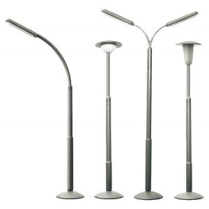 Mod&eacute;lisme Accessoires De D&eacute;cor Ho - Eclairage : Kit De Lampadaires-Faller - Neuf