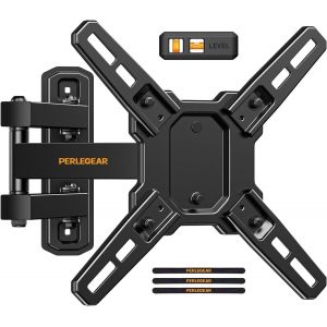 Support Mural Tv Pour T&eacute;l&eacute;vision De 10 &Agrave; 40 Pouces - Support Tv Pivotant Et Extension Maximale 43.59Cm &Agrave; &Eacute;cran Plat Led, Lcd Et Oled Jusqu'&Agrave; 20Kg Vesa 200X200 Mm Pgsf1-Vc - Neuf