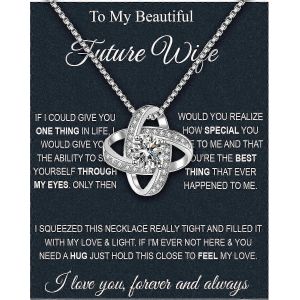 Collier Pour &Eacute;pouse, Cadeau De Mon Mari &Agrave; Ma Femme, Collier &Acirc;me S?ur Pour Femme, Bijou Pour Future &Eacute;pouse, Cadeau D'anniversaire, De No&euml;l Ou De Saint-Valentin Pour Ma Copine. - Neuf