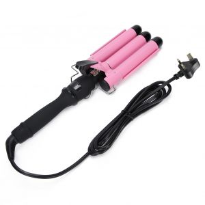 Fer A Boucler Electrique A Triple Tube Avec Ecran Lcd, Outil De Coiffure, Prise Britannique, 25 Mm/1 Po - Neuf