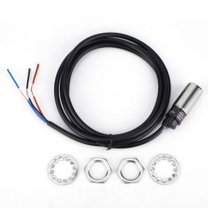 Detecteur de proximite inductif BERM PR18-5DN, 3 fils, capteur NO NPN, amplificateur interne, 10 a 30 V CC, 5 mm - Neuf