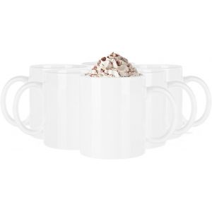 Eryi-Glasmark Krosno À Café Set De 6 S En Blanche À Thé En Céramique À Boire Chaude 300ml - Neuf