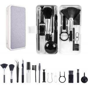 LETNERNY-Kit De Nettoyage De Clavier, Nettoyeur D'Ordinateur Portable, 19 En 1 Outil De De Nettoyage D'Écran D'Ordinateur Pour Ordinateur, Pc, Objectif D'Appareil Photo, Clavier D'Aspirateur - Neuf