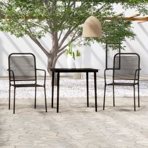 Prolenta Premium - Ensemble &Agrave; Manger De Jardin 3 Pcs Noir - Neuf