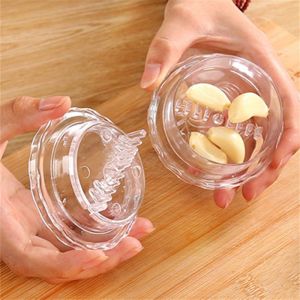 10 Pcs Blanc Hachoir À Viande À L'ail Broyeur Ensemble Multifonctionnel, Boîte En Plastique, Presse-Ail Éplucheur Pilon Outil De Cuisine De L'ail Herbes De Gingembre Etc. - Neuf