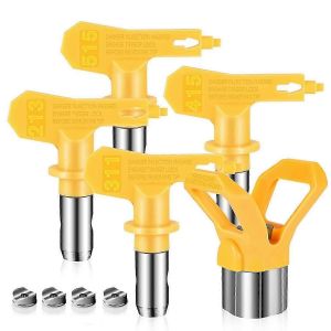 Buse de protection de l'embout du pulvérisateur de peinture airless 5 pièces Remplacement de la buse de pointe de peinture en aérosol airless (213 3 - Neuf