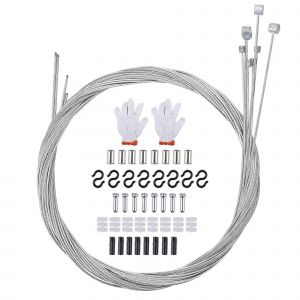 2 Jeux De C&acirc;bles De Frein Et De D&eacute;railleur Universels Pour V&eacute;los De Montagne Et De Route - Neuf