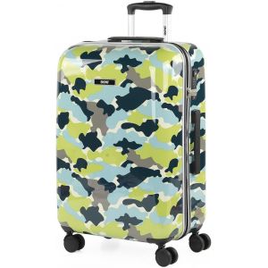 Valise Moyenne-Valise Rigide. Valise a Roulette. Valise Soute Avion-Valise De Voyage Résistante en Polycarbonate-Valise Ultra Légère,Cadenas à Combinaison,Bleu - Neuf