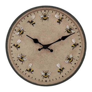 12 pouces rond horloge de jardin IP44 étanche horloge murale décorative - Neuf
