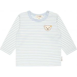 Steiff Collection T-Shirt mastic / bleu clair / marron / blanc - Neuf
