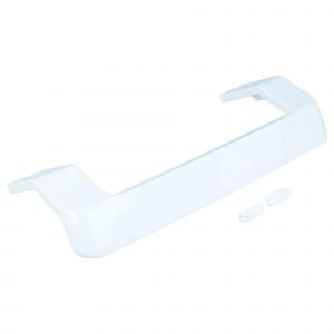 vhbw Poign&eacute;e compatible avec Beko CN136222DX, CN136220X, CN142240X, CN136230X, CN147130DX, CH146100 X r&eacute;frigirateurs plastique blanc - Neuf
