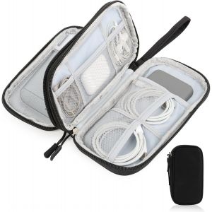 Sac &Eacute;lectronique Pochette C&acirc;ble De Voyage Rangement, Organisateur Accessoires &Eacute;lectronique Sac Portable Organisateur D&iquest;Accessoires Pour Disques Durs C&acirc;bles Chargeur T&eacute;l&eacute;phoner Usb Carte Sd - Neuf