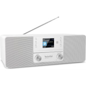 CHECARZHN--NO1-Digitradio 370 Cd Bt - Radio Numérique Stéréo (Dab+, Fm, Lecteur Cd, Bluetooth, Écran Couleur, Usb, Aux, Pr Casque, Installation Compacte, Réveil, 10 Watts, Télécommande) Blanc - Neuf