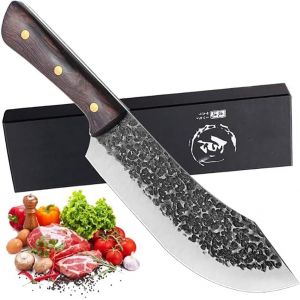Checarzhn--No1-30cm Couteau Boucher Professionnel Couteau Cuisine Tranchant Couteau Chef Japonais Couteau Barbecue Couteau Hachoir Pour Barbecue Camping Activités De Plein Air - Neuf