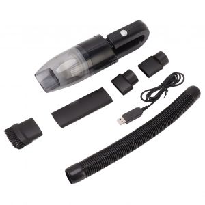 HJLIAN Aspirateur a main silencieux et puissant, sans fil, chargement USB, pour maison et voiture, DC 7,4 V, 120 W - Neuf