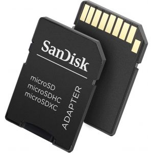 Adaptateur de carte mémoire MicroSD Micro SD vers SD HC SDHC - Neuf