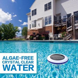 Solaire Piscine Ioniseur Purificateur Deau Tue Les Algues Réduit Le Chlore - Neuf