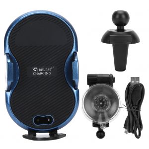 Support De Chargeur De Voiture A Induction Infrarouge Sans Fil, Support De Telephone Pour Grille D'aeration Et Tableau De Bord C8miniblue - Neuf