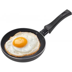 Jexnovashop-Mini Po&ecirc;le &Agrave; Frire En Aluminium Avec Rev&ecirc;tement Anti-Adh&eacute;sif De 14 Cm De Large Et Id&eacute;ale Pour Faire Frire Des ?ufs Ou Des Portions Individuelles, Livr&eacute;e Avec Une Poign&eacute;e R&eacute;sistante &Agrave; La - Neuf