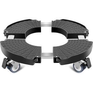 NouvelHorizonstore-Porte Plante a roulettes, R&eacute;glable &Oslash; 35-48cm, Capacit&eacute; De 150 KG Chariot &agrave; roulettes Pot de Fleur Interieur Support Plantes Interieur pour Pots de Fleurs, Plante, Pied de Parasol, - Neuf