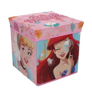 Coffre De Rangement &Agrave; Jouets Princesses Disney Chambre Enfant Banc Malle Box Bac Ariel Cendrillon - Neuf