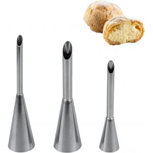 Chenquansarl-Lotde3douilleslonguespourglaagedecrmetubesderemplisdecrmepourcupcakesptisseriesbiscuitsgteaux - Neuf