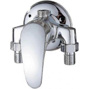 Mitigeur De Douche Robinet De Salle De Salle De Bain Monocommande Mélangeur De Douche En Laiton Pour Salle De Bain Eau Froide Et Chaude Chrome - Neuf